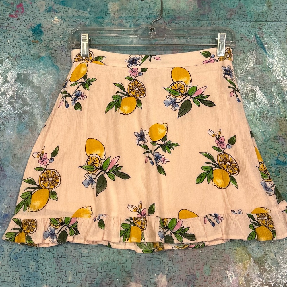 Pastel Pink Lemon Skirt
